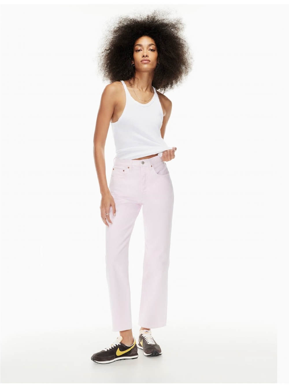 Aritzia Denim Forum The Joni High Rise Loose 29l Size 24